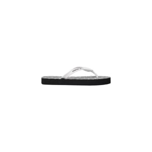 Armani Exchange Zwart-Witte Rubber Flip-Flops Sandalen