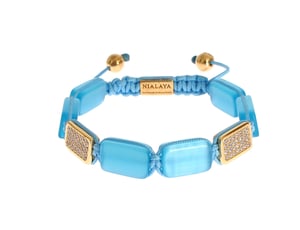 Nialaya CZ Opal 18K Gouden 925 Armband