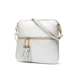 Women's Crossbody Bag in Silver