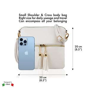 Women's Crossbody Bag in White