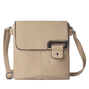 Women's Crossbody Bag Messenger Shoulder Bag in Beige