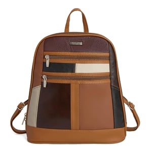 Ladies' Genuine Leather Backpack in Multicolour