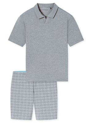 Schiesser Mannen Pyjama Selected Premium Jacquard
