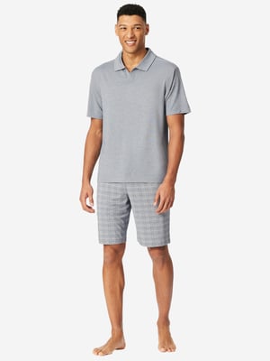 Schiesser Mannen Pyjama Selected Premium Jacquard