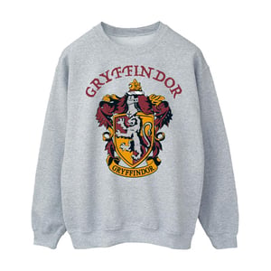 Harry Potter Dames/Dames Gryffindor Crest Sweatshirt (Sportgrijs)
