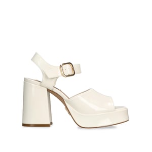 Soho White Heels