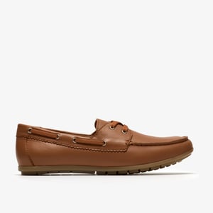 Elliotte Boat Tan Leather Shoes