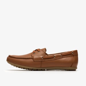 Elliotte Boat Tan Leather Shoes