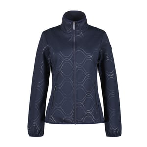 Luhta antikkala fleece sweater met rits dames -