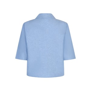 Red Button R linen melang