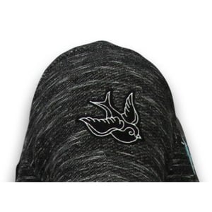 Local Fanatic Longfit asymmetric embroidery t-shirt patches