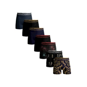 Muchachomalo Heren 7-pack boxershorts print/effen