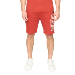 Crosshatch Heren Kensby Shorts (Rood)