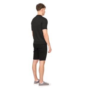 Duck and Cover Mens Marvela Knitted T-Shirt (Black)
