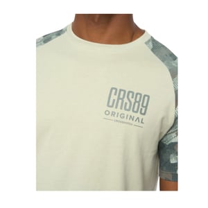 Crosshatch Heren Branton T-Shirt (Licht Olijf)