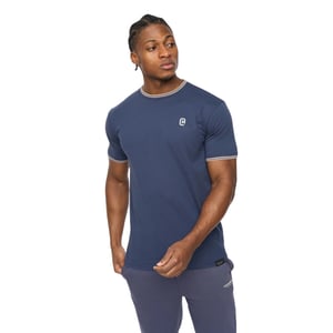 Crosshatch Mens Preece T-Shirt (Navy)