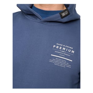 Duck and Cover Heren Rayland Hoodie (Denim Blauw)