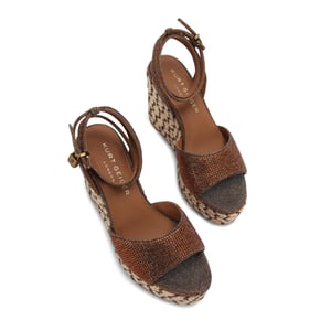 Kurt Geiger London  Brixton Ankle Strap Wedge Heels