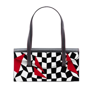 Pre-owned Pigskin Plexiglass Geometric Shoulder Bag
