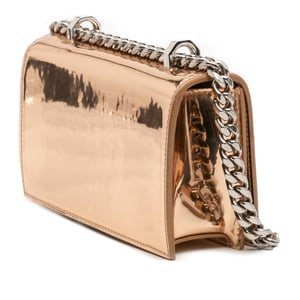 Pre-owned Mini Metallic Calfskin Jewelled Crossbody