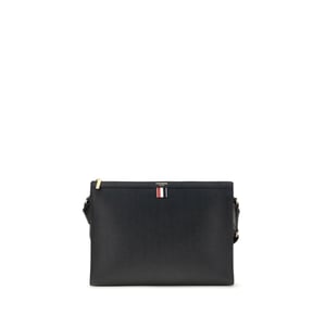 Leather Clutch Stripe Detail