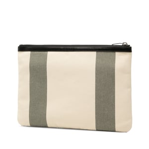 Begagnad Canvas Strand Zip Clutch