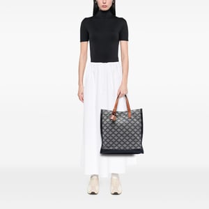 Pre-owned Macadam Canvas Vertical Tote