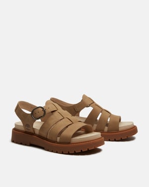 Clairemont Way Fisherman Sandals in Tan