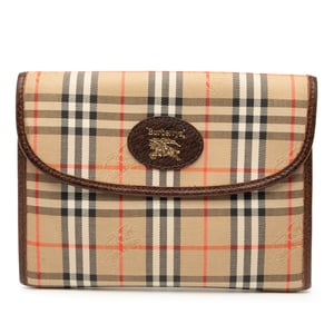 Pre-owned Haymarket Check Canvas Pouch