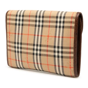 Pre-owned Haymarket Check Canvas Pouch