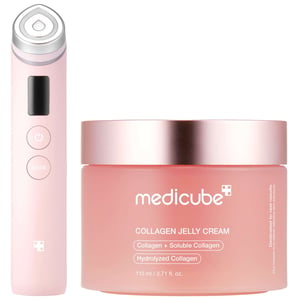 Medicube Skin Boost Duo - Age-R Booster ProEx Pink and Collagen Niacinamide Jelly Cream 110ml