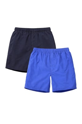 Blue 2 Pack Swim Shorts
