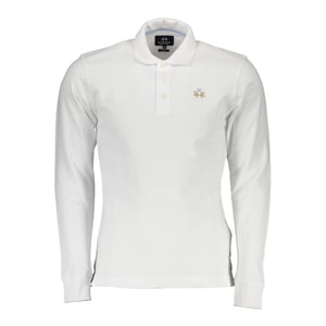 La Martina Elegante Slim Fit Polo met Borduursels