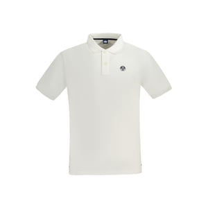 North Sails Bianco Bomull Herr Polo