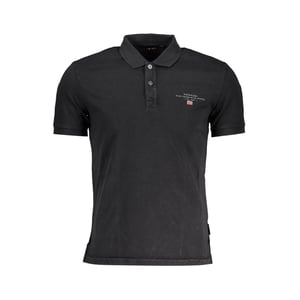 Napapijri Zwarte Katoenen Heren Polo Shirt