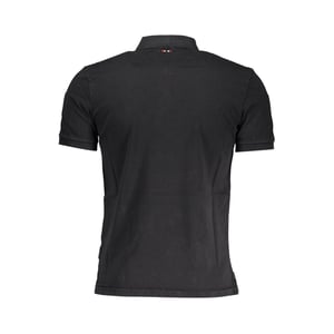 Napapijri Zwarte Katoenen Heren Polo Shirt