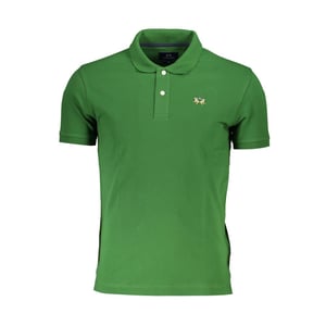 La Martina Verde Katoenen Heren Polo