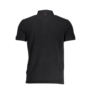 Napapijri Nero Bomull Herr Polo T-shirt