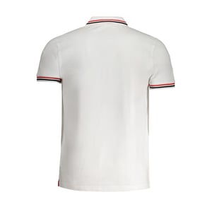 Cavalli Class Bianco Katoenen Heren Polo Shirt