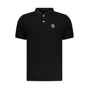 North Sails Svart Bomulls Polo Skjorta för Herrar