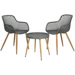 4goodz Comfortabele tuinset 3-delig 2 kuipstoelen+tafel -