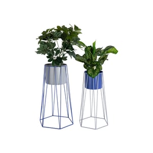 Present Time bloempot set cool retro - 34x30x56 cm