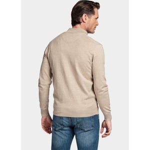 Bos Bright Blue Half zip cotton 1/2 zipp regular fit 618400cct-13/835