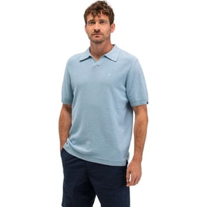 Butcher of Blue Boucle knit polo