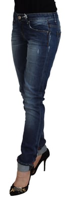 Medelhöga slim-fit jeans