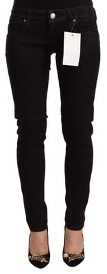 Acht Slim Jeans Svart