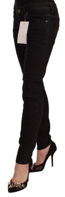 Acht Slim Jeans Svart