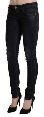 Acht Skinny Jeans Mörk Tvätt