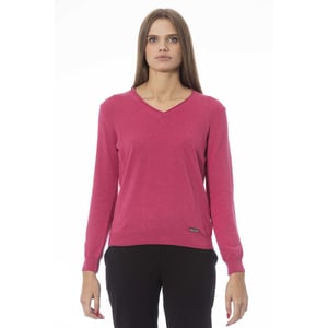 Baldinini Trend Fuchsia Kashmir Damtröja