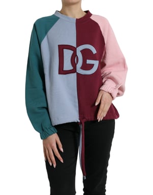 Kleurblok Sweatshirt Dg Logo